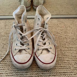 White high top converse